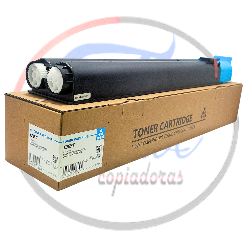 Cartucho de Tóner Cyan Xerox WC 7965/7975 (CET)