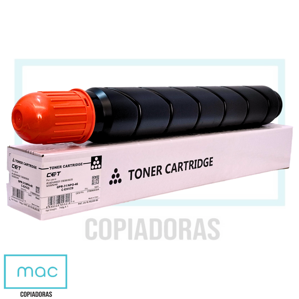 TONER CANON IR C5030/5235 CET BLACK