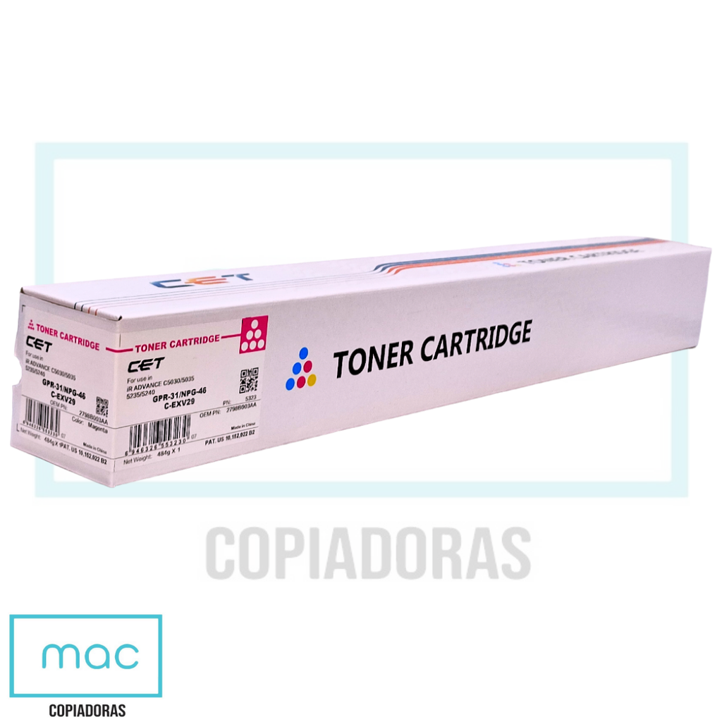 TONER CANON IR C5030/5235 CET MAGENTA