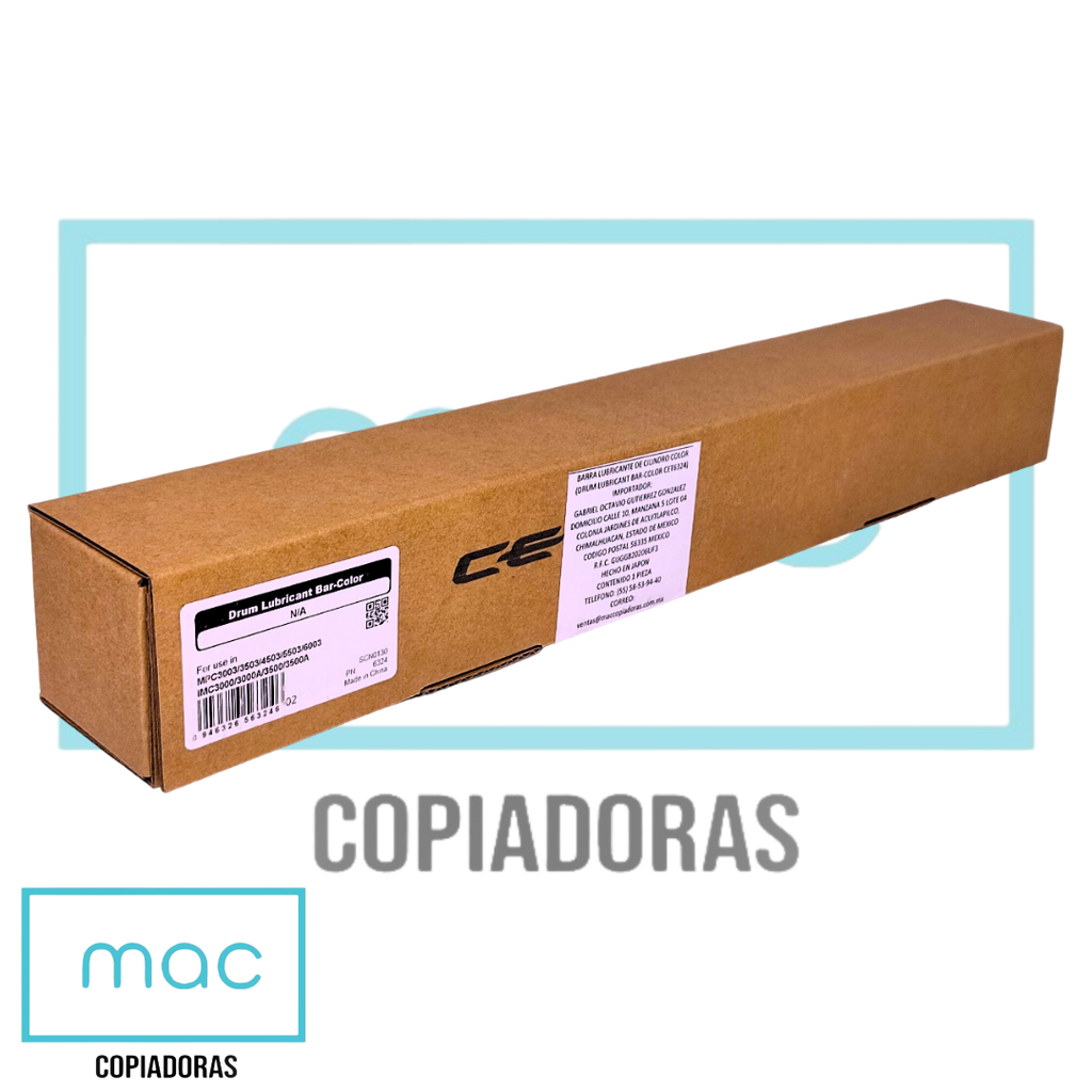 Barra Lubricante de Cilindro Color Ricoh MPC4503/C4504/3004/3003 (CET)