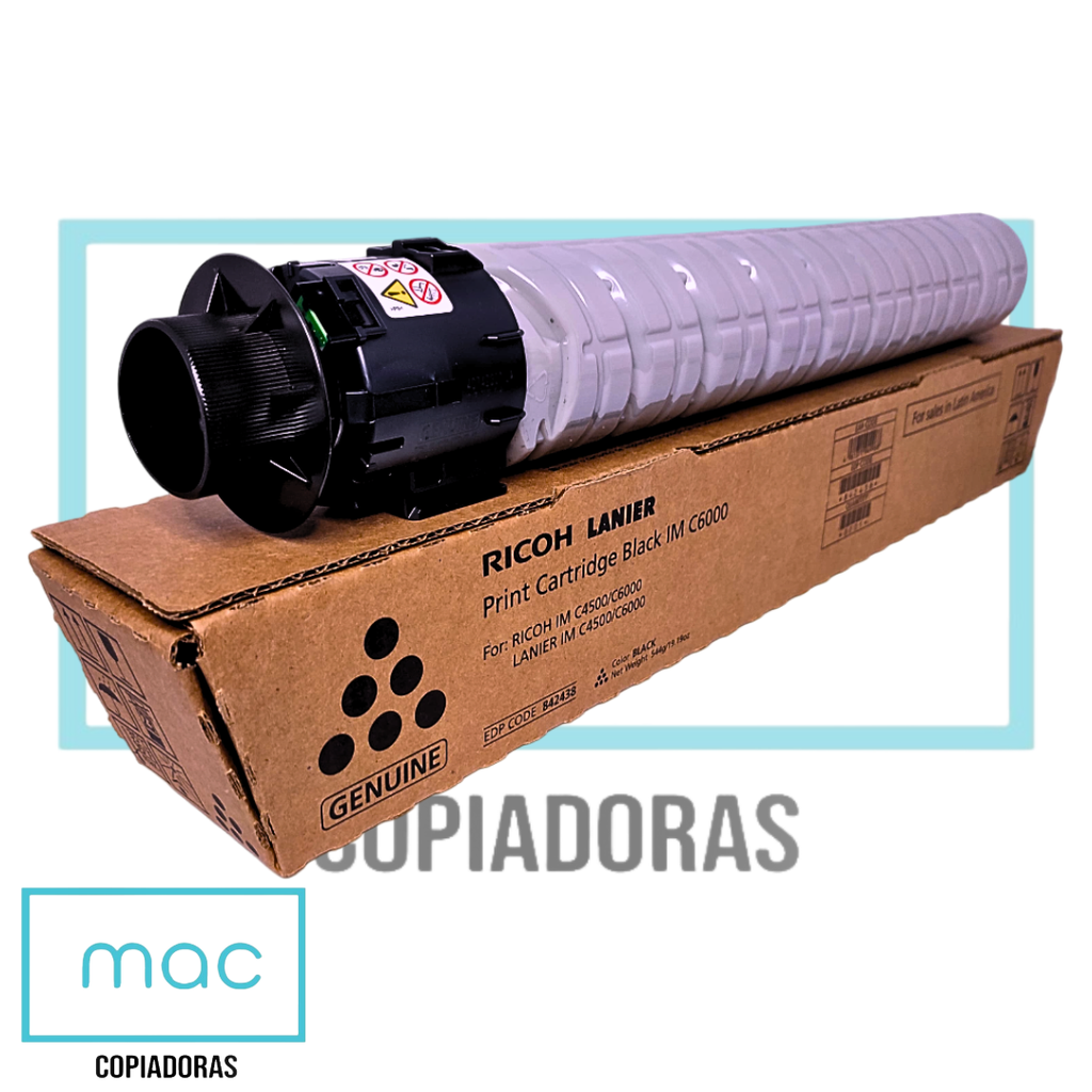 CARTUCHO TONER RICOH IM C6000 BLACK (OEM)