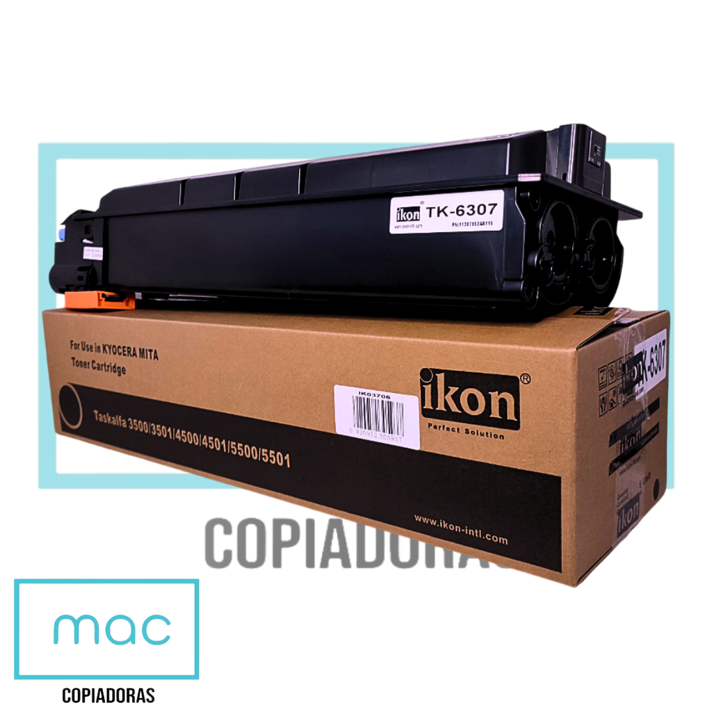 Toner Kiocera TASKALFA 3500/3501/4500/4501/5500/5501 Tk-6307 (IKON)