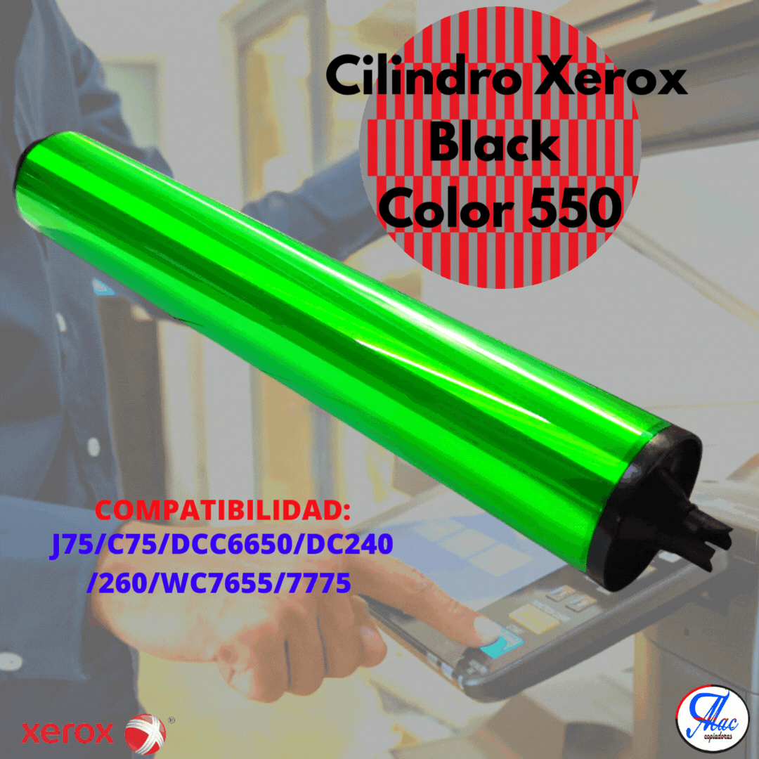 Cilindro Xerox black Color (550 - WC7775) CET