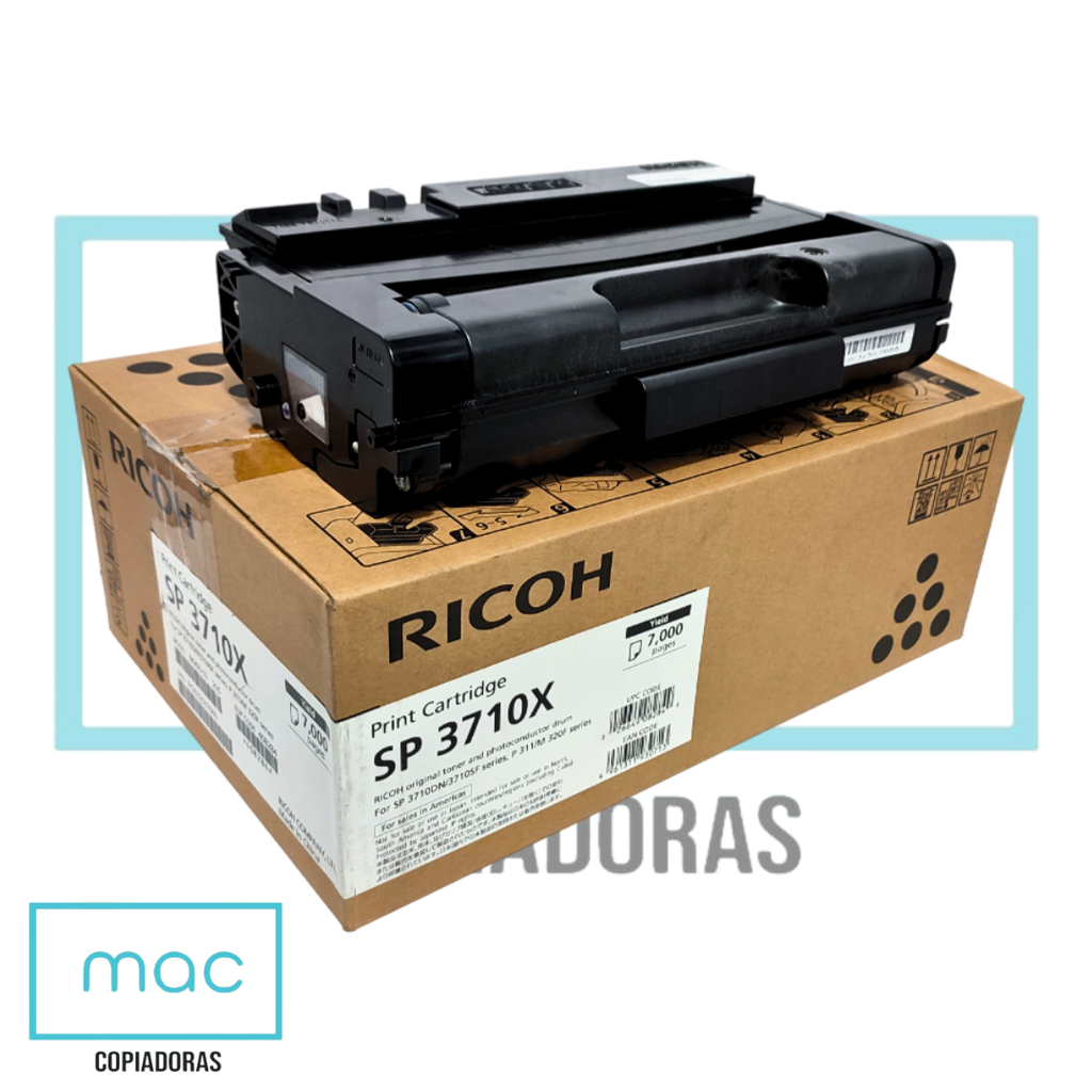 Cartucho de Toner Ricoh sp3710x(OEM)408284