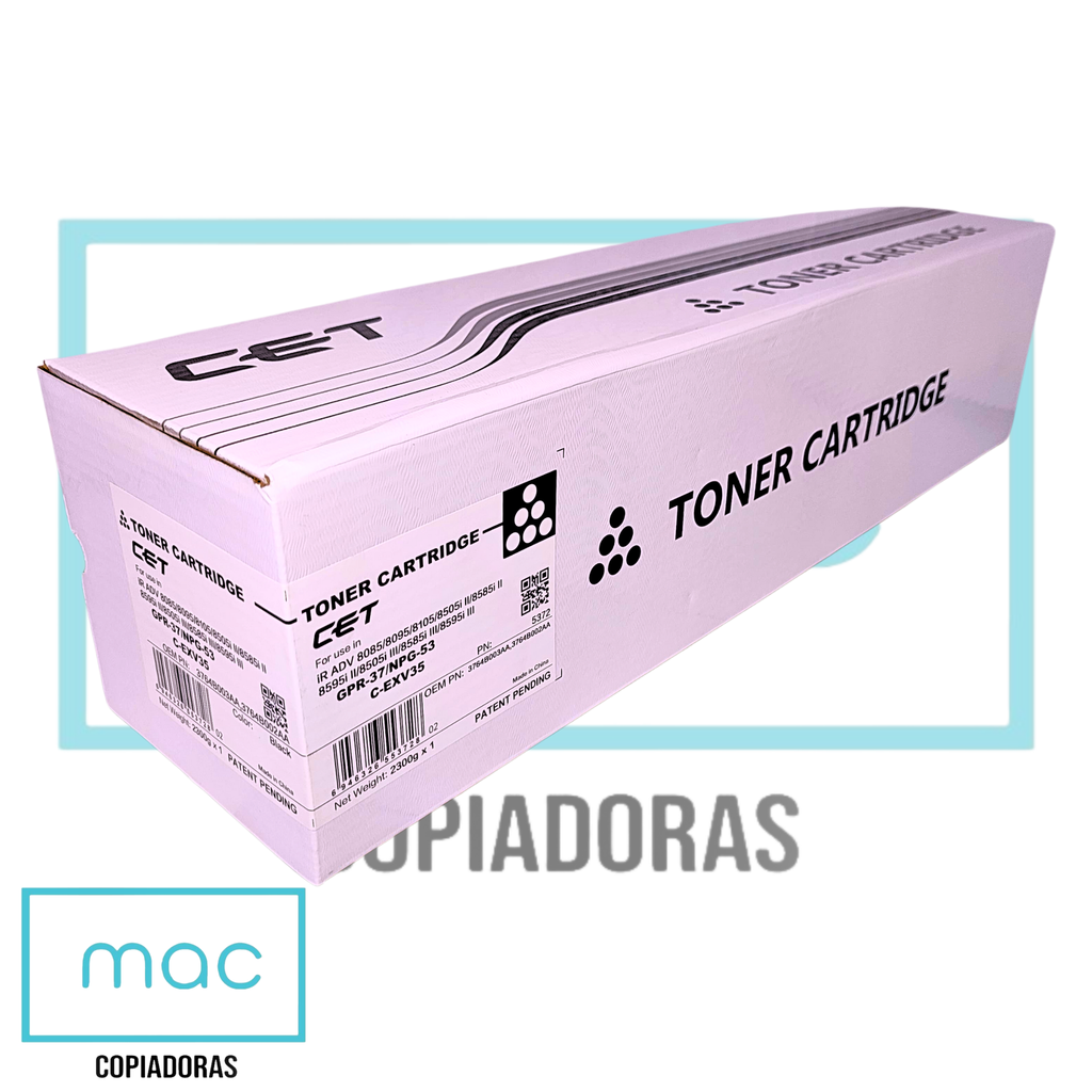 Tóner Canon iR ADV 8085/8095/8105/8505i/8585i GPR-37 (CET)