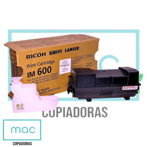 [418477] Cartucho de Tóner Ricoh IM-600/550/P-800/801 (OEM)